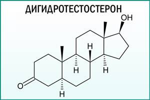 Формула дигидротестостерона